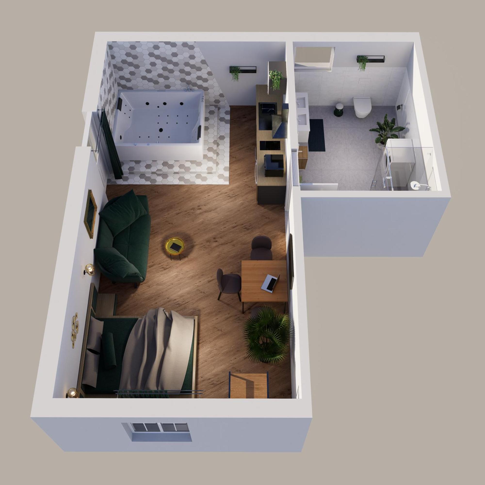 L'Oasis Tropicale, Jacuzzi, Love Room Roppenheim Bagian luar foto